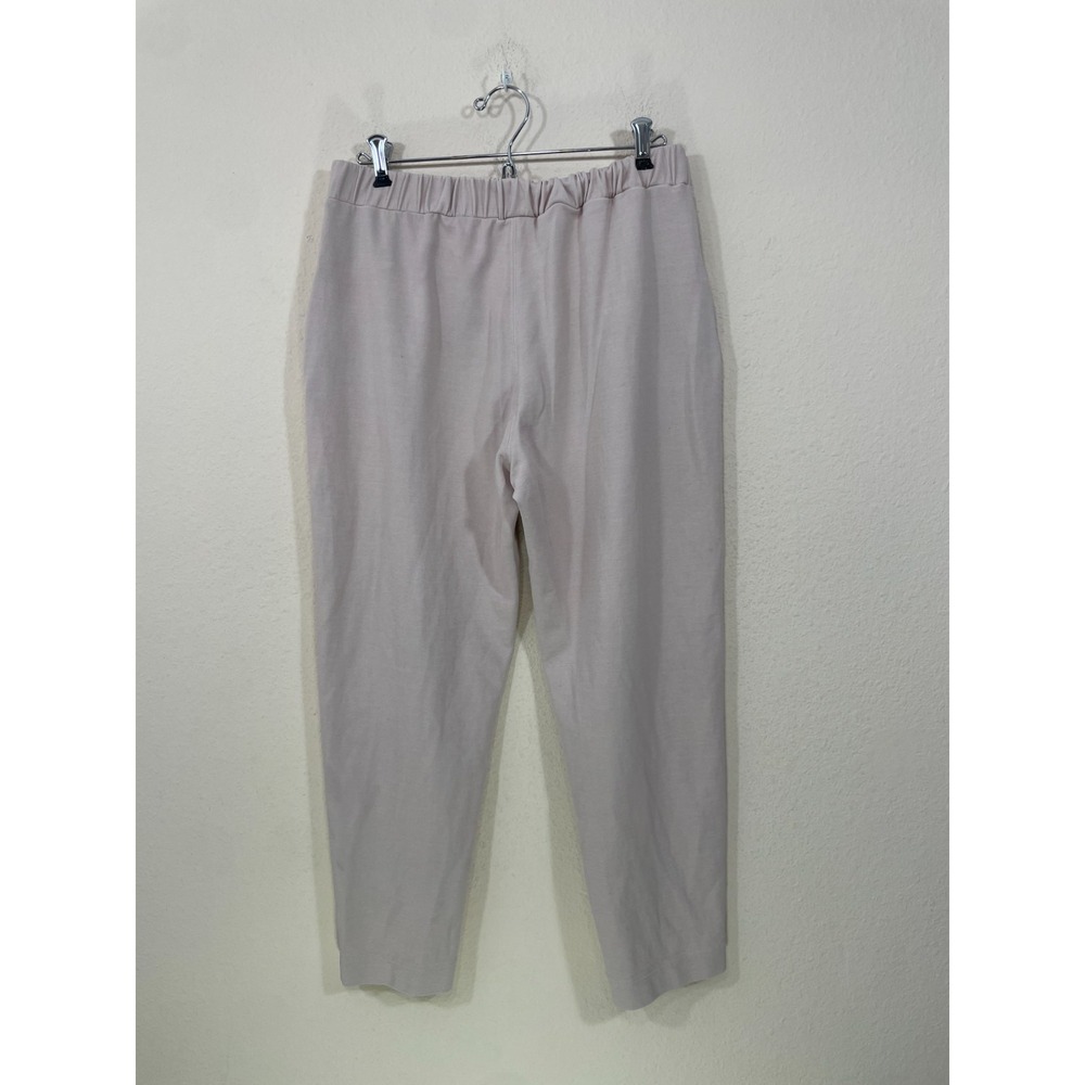 Max Mara Leisure Pants Size M? Blush Pink Soft Comfy Lounge Elastic Waist STAIN! - Picture 3 of 7